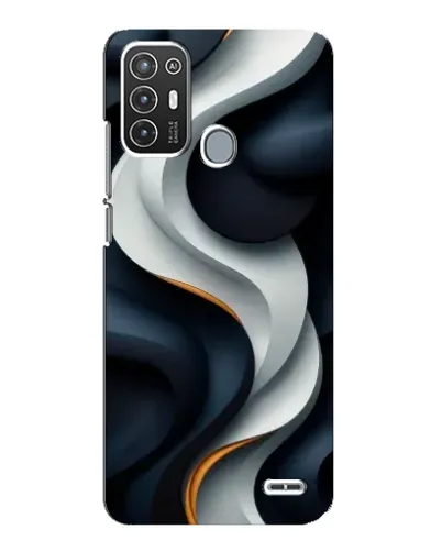 Чохол для ZTE Blade A72 з картинкою «Об'ємні чорно-білі стрічки» Чохол для ZTE Blade A72 з картинкою «Об'ємні чорно-білі стрічки»
