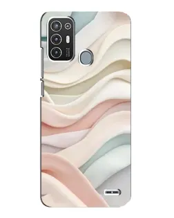 Чехол для ZTE Blade A72 с картинкой «Пастельные нежные волны» Чехол для ZTE Blade A72 с картинкой «Пастельные нежные волны»