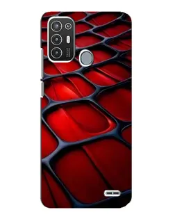 Чехол для ZTE Blade A72 с картинкой «Красная глянцевая сетка» Чехол для ZTE Blade A72 с картинкой «Красная глянцевая сетка»
