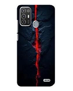 Чехол для ZTE Blade A72 с картинкой «Kрасная лавовая трещина» Чехол для ZTE Blade A72 с картинкой «Kрасная лавовая трещина»