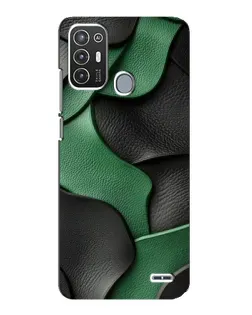 Чехол для ZTE Blade A72 с картинкой «Зеленые кожаные волны» Чехол для ZTE Blade A72 с картинкой «Зеленые кожаные волны»