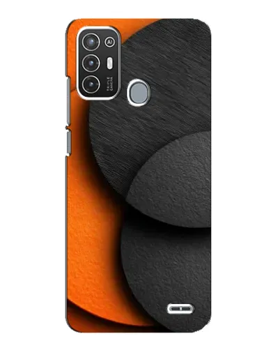 Чохол для ZTE Blade A72 з картинкою «Геометрія помаранчевих кіл» Чохол для ZTE Blade A72 з картинкою «Геометрія помаранчевих кіл»