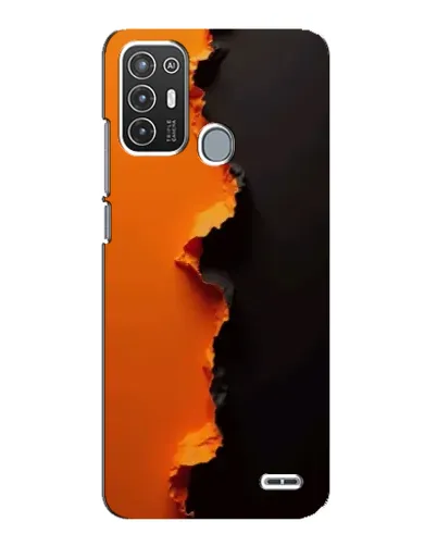 Чохол для ZTE Blade A72 з картинкою «Помаранчевий розлом» Чохол для ZTE Blade A72 з картинкою «Помаранчевий розлом»