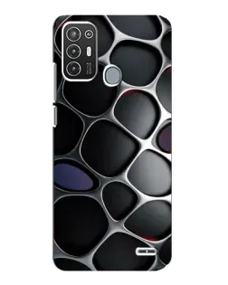 Чехол для ZTE Blade A72 с картинкой «Объемная темная решетка» Чехол для ZTE Blade A72 с картинкой «Объемная темная решетка»