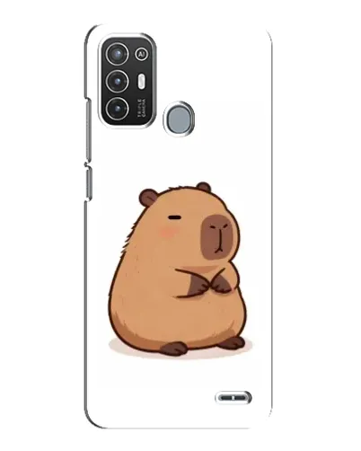 Чехол для ZTE Blade A72 с картинкой «Толстенькая капибара»