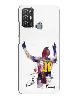 Чехол для ZTE Blade A72 с картинкой «Акварельный Месси Барселона» Чехол для ZTE Blade A72 с картинкой «Акварельный Месси Барселона»
