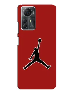 Чохол для ZTE Blade A72s з картинкою «Jordan Red Back»