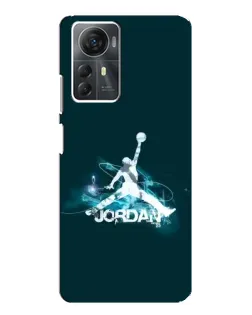 Чохол для ZTE Blade A72s з картинкою «Jordan Blue Fire»