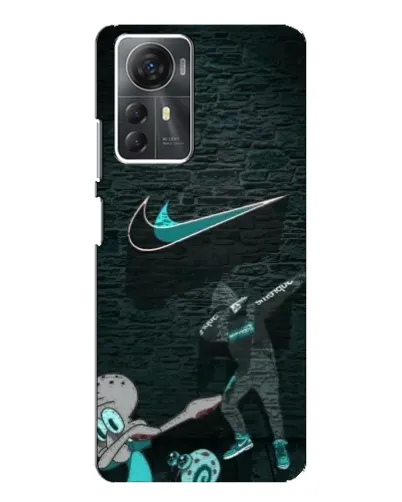 Чехол для ZTE Blade A72s с картинкой «Спортивный арт Nike»