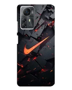 Чехол для ZTE Blade A72s с картинкой «Nike — эффект разломов» Чехол для ZTE Blade A72s с картинкой «Nike — эффект разломов»