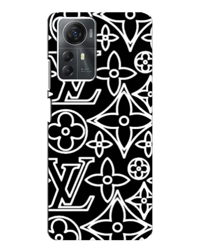 Чехол для ZTE Blade A72s с картинкой «Черно-белый узор LV» Чехол для ZTE Blade A72s с картинкой «Черно-белый узор LV»