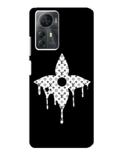 Чехол для ZTE Blade A72s с картинкой «Цветочная монограмма» Чехол для ZTE Blade A72s с картинкой «Цветочная монограмма»