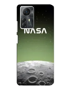 Чехол для ZTE Blade A72s с картинкой «NASA — лунный градиент»
