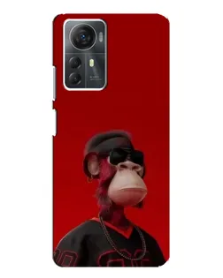 Чохол для ZTE Blade A72s з картинкою «Bored Ape в червоному» Чохол для ZTE Blade A72s з картинкою «Bored Ape в червоному»
