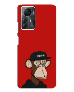 Чохол для ZTE Blade A72s з картинкою «Bored Ape — червоний фон» Чохол для ZTE Blade A72s з картинкою «Bored Ape — червоний фон»