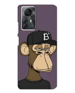 Чехол для ZTE Blade A72s с картинкой «Bored Ape в кепке»