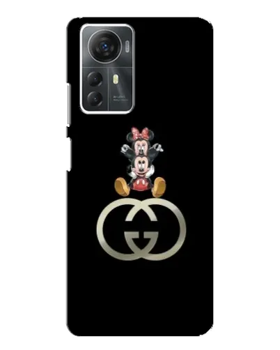 Чехол для ZTE Blade A72s с картинкой «Минни Маус на лого»