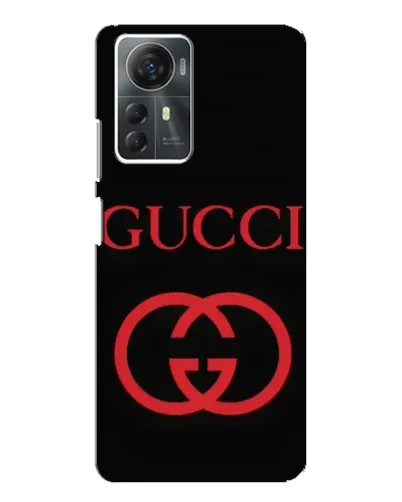 Чехол для ZTE Blade A72s с картинкой «Gucci — красный логотип»