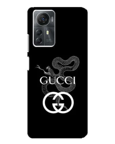 Чехол для ZTE Blade A72s с картинкой «Gucci — серебряная змея»