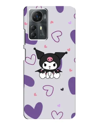 Чехол для ZTE Blade A72s с картинкой «Kuromi и лавандовые сердца» Чехол для ZTE Blade A72s с картинкой «Kuromi и лавандовые сердца»
