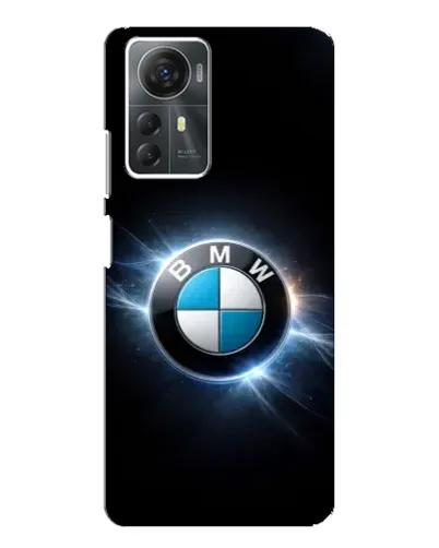 Чехол для ZTE Blade A72s с картинкой «BMW — неоновое сияние»