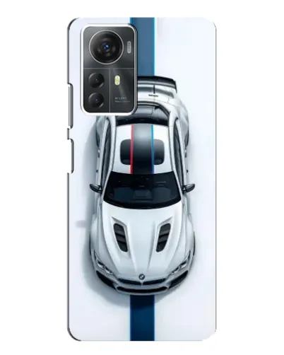 Чехол для ZTE Blade A72s с картинкой «Вид сверху — BMW M»