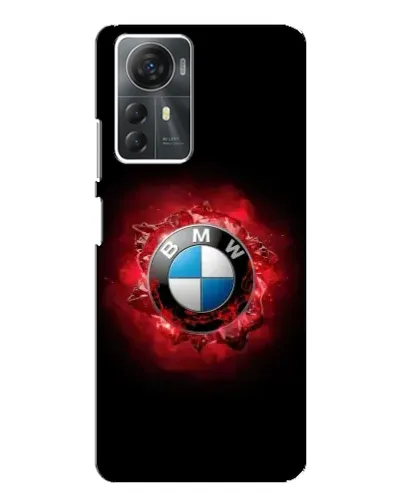 Чехол для ZTE Blade A72s с картинкой «Логотип BMW — вспышка»
