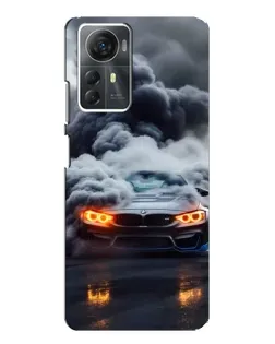 Чохол для ZTE Blade A72s з картинкою «BMW у диму» Чохол для ZTE Blade A72s з картинкою «BMW у диму»