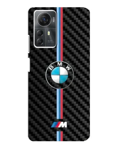 Чехол для ZTE Blade A72s с картинкой «Эмблема BMW и карбон»