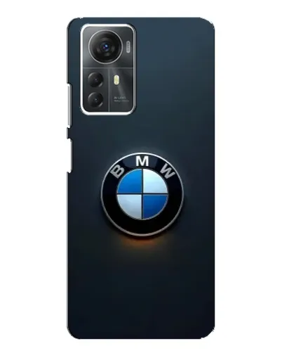 Чехол для ZTE Blade A72s с картинкой «Логотип BMW — минимализм»