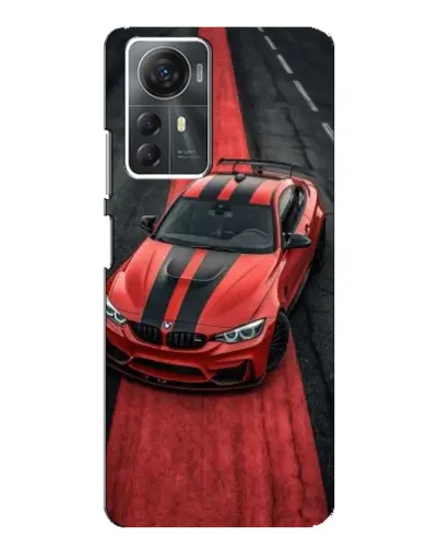 Чехол для ZTE Blade A72s с картинкой «BMW на красной дорожке»