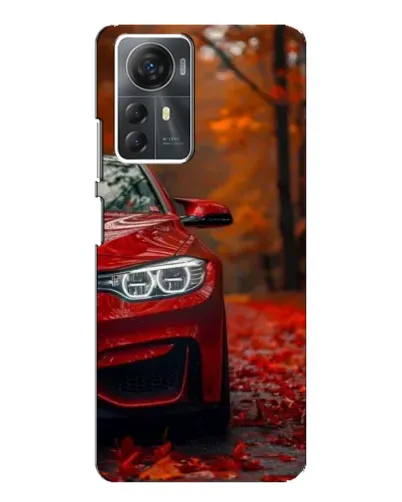 Чехол для ZTE Blade A72s с картинкой «Осенняя BMW M4»