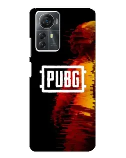 Чехол для ZTE Blade A72s с картинкой «Яркий логотип PUBG»