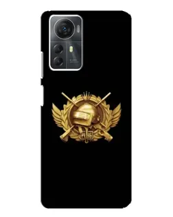 Чехол для ZTE Blade A72s с картинкой «PUBG — оранжевый градиент»