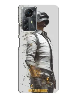 Чехол для ZTE Blade A72s с картинкой «PUBG — боец в пыли»