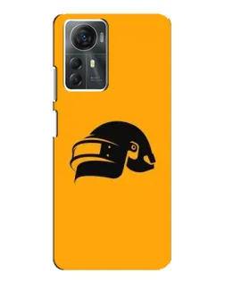 Чехол для ZTE Blade A72s с картинкой «PUBG — золотой шлем»