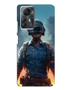 Чехол для ZTE Blade A72s с картинкой «PUBG — реалистичный герой»