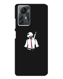 Чехол для ZTE Blade A72s с картинкой «PUBG — силуэт воина»
