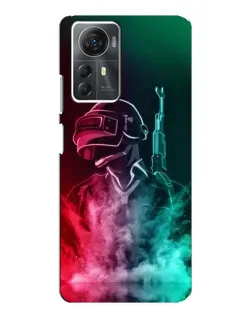 Чехол для ZTE Blade A72s с картинкой «PUBG — огненный воин»