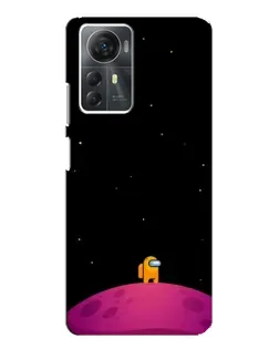 Чехол для ZTE Blade A72s с картинкой «Одинокий герой на планете»