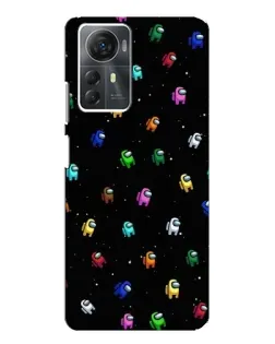 Чехол для ZTE Blade A72s с картинкой «Экипаж Among Us»