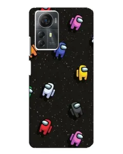 Чехол для ZTE Blade A72s с картинкой «Космический паттерн Among Us»