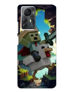 Чехол для ZTE Blade A72s с картинкой «Стив и гусь»