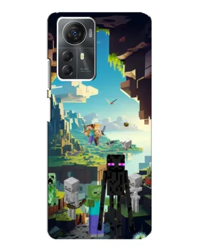 Чехол для ZTE Blade A72s с картинкой «Эндермен в лесу» Чехол для ZTE Blade A72s с картинкой «Эндермен в лесу»