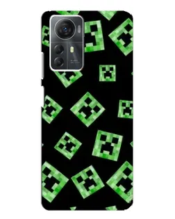 Чохол для ZTE Blade A72s з картинкою «Паттерн з кріперами» Чохол для ZTE Blade A72s з картинкою «Паттерн з кріперами»