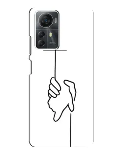 Чохол для ZTE Blade A72s з картинкою «Рука тримає» Чохол для ZTE Blade A72s з картинкою «Рука тримає»