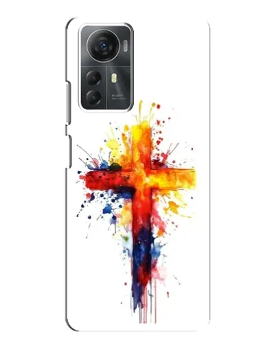 Чехол для ZTE Blade A72s с картинкой «Акварельный крест» Чехол для ZTE Blade A72s с картинкой «Акварельный крест»