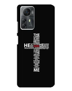 Чехол для ZTE Blade A72s с картинкой «Текстовый крест» Чехол для ZTE Blade A72s с картинкой «Текстовый крест»
