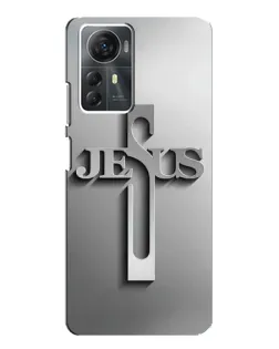 Чехол для ZTE Blade A72s с картинкой «Металлический крест Jesus» Чехол для ZTE Blade A72s с картинкой «Металлический крест Jesus»