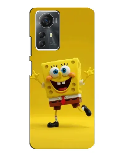 Чехол для ZTE Blade A72s с картинкой «Позитивный Губка Боб»